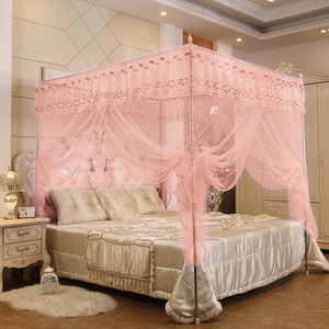<span class=keywords><strong>Moustiquaire</strong></span> de luxe pour <span class=keywords><strong>lit</strong></span> <span class=keywords><strong>double</strong></span> avec cadre en acier, style palais de princesse - Product Image 4