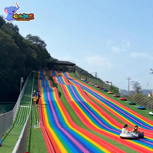 Ngoài trời công viê<span class=keywords><strong>n</strong></span> giải trí thiết bị cầu vồng trượt trong nhà/ngoài trời thiết bị sâ<span class=keywords><strong>n</strong></span> chơi cầu vồng trượt tuyết trượt cầu vồng trượt ngoài trời - Product Image 1