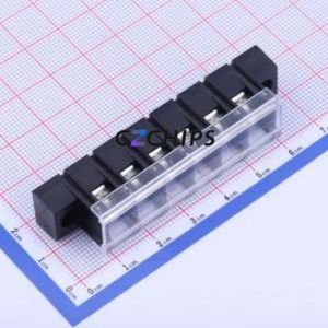 KF38CM-8.25-6P Barrier Terminal Block Through hole Component (THT),P=8.25mm Connector With Cover Plate 8.25mm 1x6P Straight Pin - Product Image 1