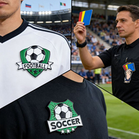 Insignia de Metal Personalizada para Clubes Deportivos, Pin de Esmalte Duro con Logotipo de Equipos de Fútbol Liron, Fabricación de Insignias de Solapa