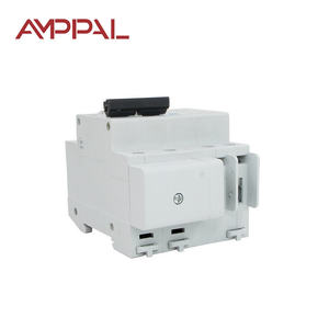 Interruttore Automatico Differenziale (ELCB) 1P+N/<span class=keywords><strong>3P</strong></span>+N 16A-63A AC400/415V 6kA con Capacità di Interruzione, Interruttore Automatico per Corrente di Terra DZ47LE AMPPAL - Product Image 1