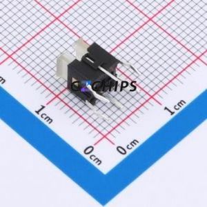 TSL06122-072B830BF-1D01 Tactile Switch Through hole-6P,6x6mm Switch Single Pole Single Throw Rectangle Button 2.5N 6mm - Product Image 2