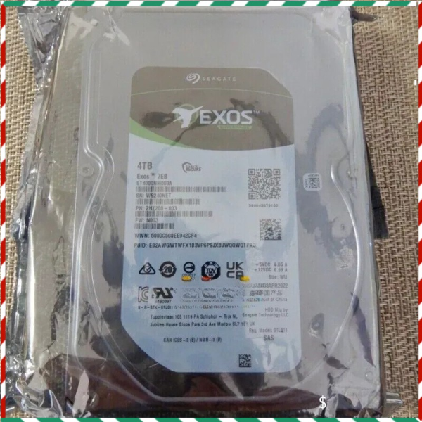 1 Brand New Original Item Exos Enterprise St4000nm003a 4tb 7200rpm Sas 12gb/s 3.5" Hdd Hard Drive Plc