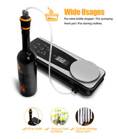 Machine d'emballage sous vide alimentaire professionnelle pour cuisine, en acier inoxydable 304, avec double pompe pour la fraîcheur des aliments