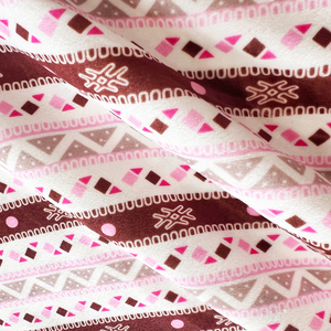 Bán buôn 100% polyester mềm Velboa vải tùy chỉnh in vải sang trọng cho quần áo - Product Image 3