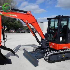 Mini pelle d'occasion automatique en bon état U55-5 Kubota Excavatrices d'occasion Machines d'ingénierie et de construction d'occasion - Product Image 3