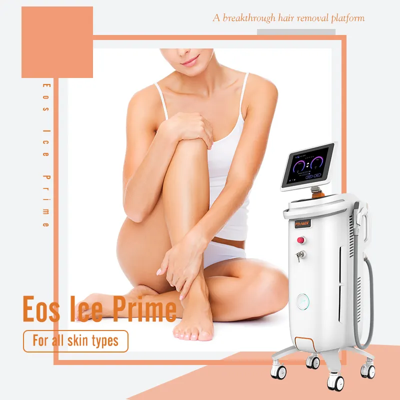 Eos Ice 3000W super power laser hair removal machine with two laser handles