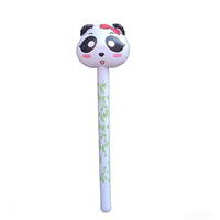 Jouets gonflables en PVC, animaux de dessin animé sur longues tiges, pour enfants, pour stands de rue, bâtons gonflables promotionnels, ballons gonflables animaux