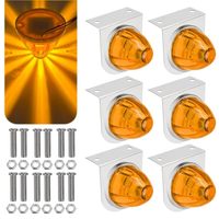 Feu de gabarit latéral LED 12V bleu pastèque 3W pour remorque, adaptable pour voiture/camion/remorque/fourgon/tracteur/camionnette/bus