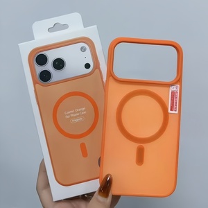 Nueva <span class=keywords><strong>Funda</strong></span> Magnética Mate <span class=keywords><strong>para</strong></span> Teléfono Móvil con Colores en Contraste <span class=keywords><strong>para</strong></span> iPhone 17 Pro Max 16 15 14, Carcasa Trasera <span class=keywords><strong>Protectora</strong></span> Antigolpes de TPU y PC - Product Image 1