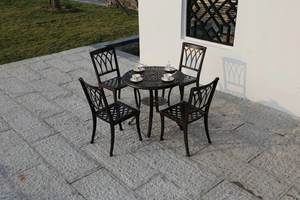 Ast-mesas y sillas impermeables de aluminio para exteriores, protector solar para terraza al aire libre, patio, jardín y balcón - Product Image 2