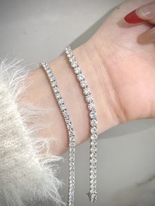 Luxury Lab Diamond 18K Gold <b>Bracelet</b>, Elegant Tennis <b>Bracelet</b> Wholesale, High-End Jewelry Gift <b>Box</b>, MOQ 2pcs with Certification - Product Image 2