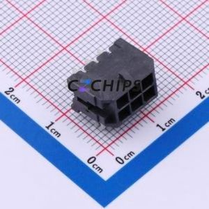 430450606 Wire-to-Board Pin Header SMD,P=3mm Connector ( Pin Structure: 2x3P )( Pitch: 3mm )( Mounting Type: Horizontal Mount ) - Product Image 1