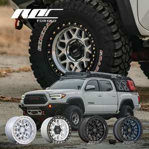 Jantes tout-terrain Roc Custom 5x150 6x139.7 17x9 4x4, jantes forgées <span class=keywords><strong>17</strong></span> pouces Beadlock pour Toyota Tacoma TRD - Product Image 1
