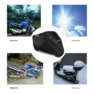 ผ้าคลุมแบตเตอรี่รถจักรยานยนต์/รถไฟฟ้า แบบเต็มตัว ใช้ได้กับรถทุกรุ่น ผลิตจากผ้า Oxford กันน้ำ ป้องกันรังสียูวีและอินฟราเรด 100% สีเดียว ไม่มี - Product Image 4