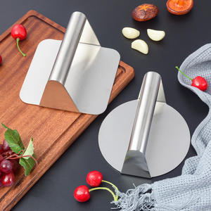 Grille de cuisson à dessus plat en acier inoxydable <span class=keywords><strong>Presse</strong></span> à hamburger antiadhésive Patty Maker <span class=keywords><strong>Presse</strong></span> à bacon pour hamburgers Bœuf <span class=keywords><strong>haché</strong></span> Métal Métal - Product Image 1