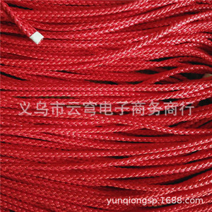 Cordon de bijouterie en PU tressé, 6 mm, rond, en similicuir, pour sacs, vente en gros, origine Yiwu - Product Image 5
