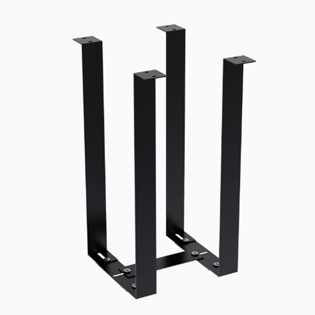 Hot Sale Metal Computer Host Holder Rack Adjustable Metal Under Desk Stand Universal Stand for PC
