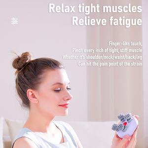 Alat Pijat Kulit Kepala Profesional dengan Teknologi Getaran untuk Stimulasi Pertumbuhan Rambut, Terapi Relaksasi, Pengatur Waktu 15 Menit, Daya 5W - Product Image 1