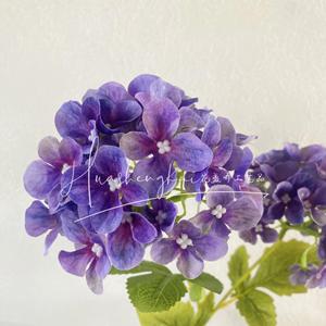 Ramo de Flores de Hortensia Artificiales de Seda, Alta Simulación, Decoración para Bodas y Hogar - Product Image 2