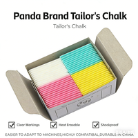 Nouvelle craie invisible en poudre à basse température pour la marquage des vêtements, pour la coupe de vêtements par les tailleurs et les pièces de machines à confection, couleur Panda