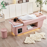 Lit de shampooing multifonctionnel Jincheng pour salon de beauté japonais, hydrothérapie capillaire, LED, massage thaïlandais