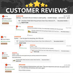 Colle <span class=keywords><strong>de</strong></span> réparation polyvalente pour cadre d'écran <span class=keywords><strong>de</strong></span> téléphone portable, coque arrière, bijoux en strass, perles, artisanat, verre, chaussures et tissus - Product Image 5