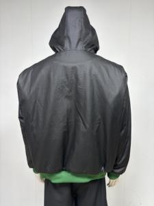 Blousons aviateur thermiques surdimensionnés à fermeture éclair pour hommes, avec appliques personnalisées en chenille brodée - Product Image 5