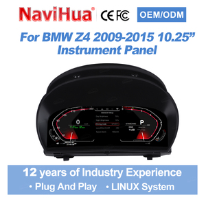 หน้าจอแสดงผล Navihua สำหรับรถยนต์ BMW Z4 ปี 2009-2015 จอ LCD แสดงผลแบบดิจิทัล ชุดหน้าปัดรถยนต์ มาตรวัดความเร็ว แดชบอร์ด จอแสดงผลเสมือนจริง อุปกรณ์วัดความเร็วอัตโนมัติ - Product Image 2