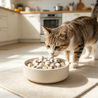 Cubes de poulet lyophilisés aux myrtilles, friandise riche en protéines pour récompenser les chats difficiles et les chiens de petite race, complément alimentaire