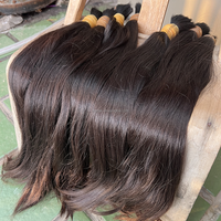 Extensiones de Cabello Humano Virgen Natural de Lujo, Cabello Ultra Sedoso y Brillante con Cutícula Intacta