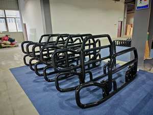 Protection de pare-chocs avant pour semi-remorque, garde-cerfs en acier avec support de calandre pour Cascadia <span class=keywords><strong>Volvo</strong></span> Kenworth - Product Image 6