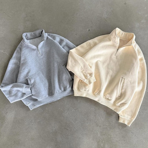 Custom <strong>Quarter</strong> <strong>Zip</strong> Sweatshirt Unisex Quater <strong>Zip</strong> <strong>Sweater</strong> for <strong>Men</strong> Women Pullover Sweatshirt - Product Image 1