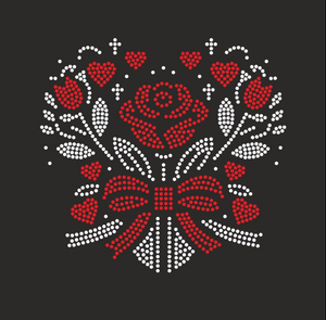 T-Shirt in Cotone 240 GSM con Logo Personalizzato, OEM ODM, Motivo con Strass Brillanti, Trasferimento Termico, Teschio in Cristallo - Product Image 3