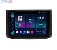 Autoradio Android avec écran tactile IPS de 9 pouces, navigation GPS, lecteur multimédia DVD avec caméra de recul pour Chevrolet Aveo 2006-2010