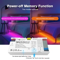 Pengontrol LED GL-C-601P Gledopto ZigBee 3.0 RGBW RGBCCT RGB WWCW Satu Warna, Peredup LED, Bekerja dengan Sakelar Tekan