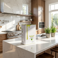 Boîte en fer blanc carrée de 3 L personnalisée pour huile de pépins de raisin, emballage alimentaire en métal avec poignée