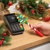 Baguette magique de paiement sans contact imprimée en 3D pour Noël et Halloween, baguette de paiement sans contact pour arbre de Noël, baguette de paiement sans contact pour carte de crédit