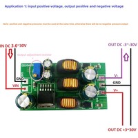 Convertisseur de tension DC-DC réglable Boost-Buck 5-30V (5V, 6V, 9V, 10V, 12V, 15V, 24V) pour amplificateur de puissance et équipement audio
