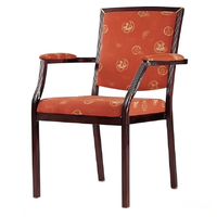 Fauteuil empilable rembourré en aluminium Hotsale QL2030E-2