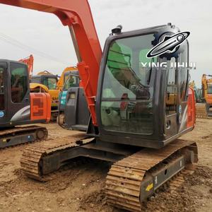 Mini-excavatrice Hitachi ZX70 d'occasion, marque japonaise d'origine, 7 tonnes, sur chenilles en caoutchouc, avec moteur Yanmar et groupe motopropulseur. - Product Image 5