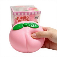 Jouet Squishy en Résine Synthétique Ultra-Grand Effet Réaliste Pêche, à Rebond Lent et Rapide, Bestseller du Commerce International