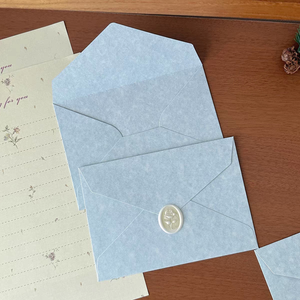 Enveloppes estampées Morandi Color Series de style occidental en feuille d'or-pour cartes d'étudiant et invitations de mariage - Product Image 2