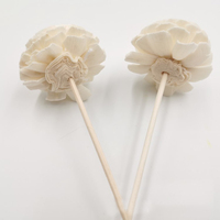 Baguettes en papier parfumé, 4.5-5cm, pour un diffuseur d'huile, composition de la pampa, du riz, de la fleur et chrysanthème