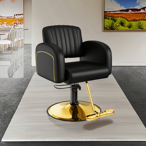 Chaise <span class=keywords><strong>de</strong></span> barbier réglable professionnelle Design moderne pliable <span class=keywords><strong>en</strong></span> cuir synthétique atelier <span class=keywords><strong>de</strong></span> pompe hydraulique robuste <span class=keywords><strong>Salon</strong></span> <span class=keywords><strong>de</strong></span> beauté - Product Image 2