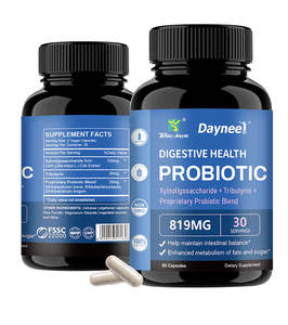 Cápsulas probióticas para la salud intestinal Winstown 819mg, suplemento dietético, cápsulas probióticas. - Product Image 3