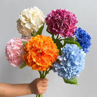 Vente en gros de fleurs artificielles réalistes en latex de haute qualité, couleur vert et blanc, pour la décoration de mariage, de la maison et de la table