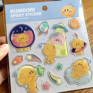 Custom Eco Friendly High Quality Soft Gel 3d Domed Epoxy Stickers on Sheets - Product Image 2