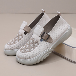 Chaussures de marche pour femmes, à enfiler, légères, respirantes, antidérapantes, baskets décontractées, chaussures pour femmes - Product Image 1