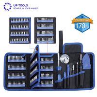 UFTOOLS Ensemble de 170 embouts magnétiques pour tournevis, pour la réparation de téléphones et d'ordinateurs
